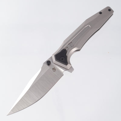 Arcane Design The CREATURE - Drop Point 20CV - Titanium w/ Ti PVD Collar