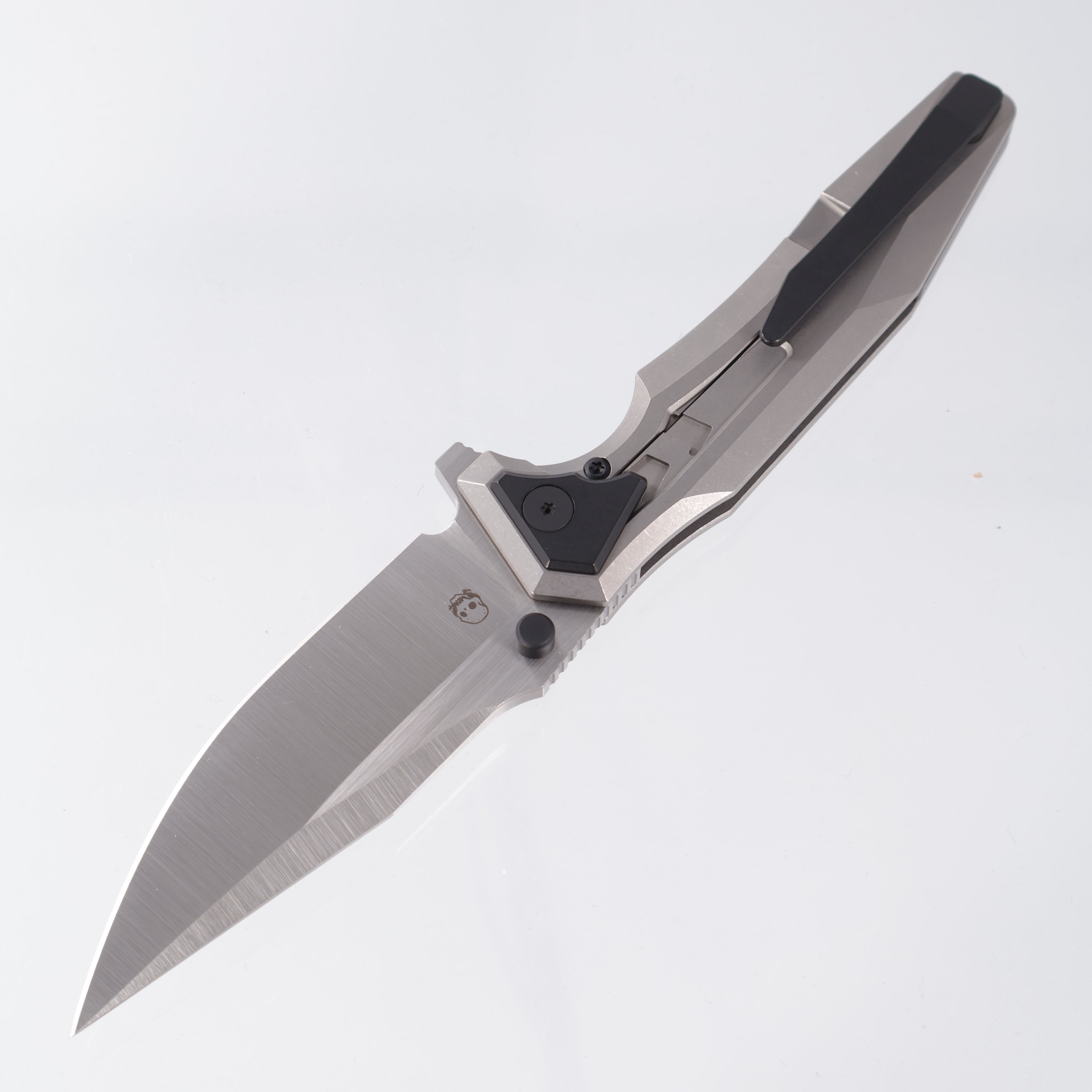 Arcane Design The CREATURE - Drop Point 20CV - Titanium w/ Ti PVD Collar