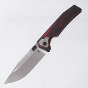 Arcane Design The AUTOMATON - Mars Edition - Satin S90V - Black & Red Carbon Fiber/G10