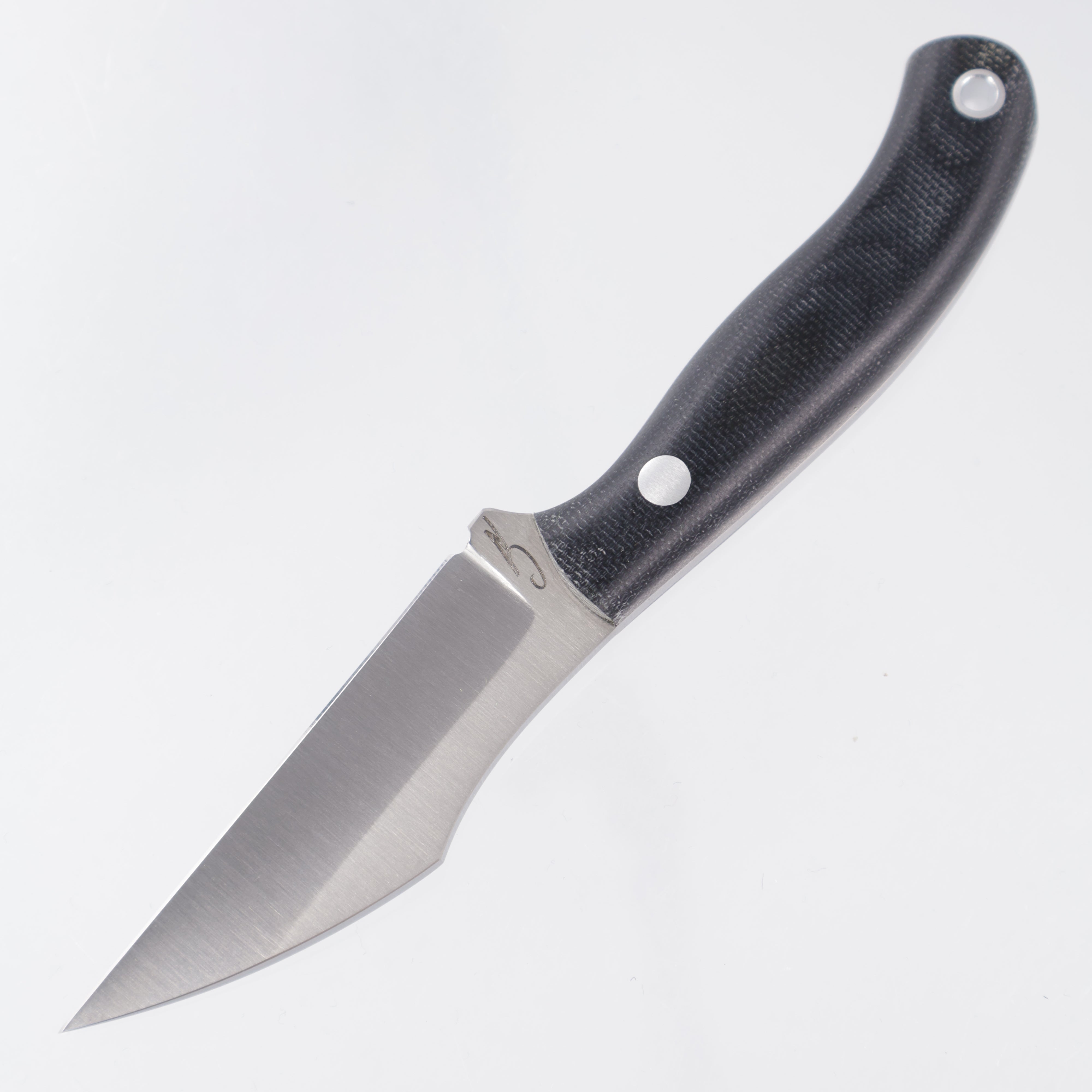 Artio EDC Ailurus - Black Micarta w/ Aluminum Pins - Satin AEB-L
