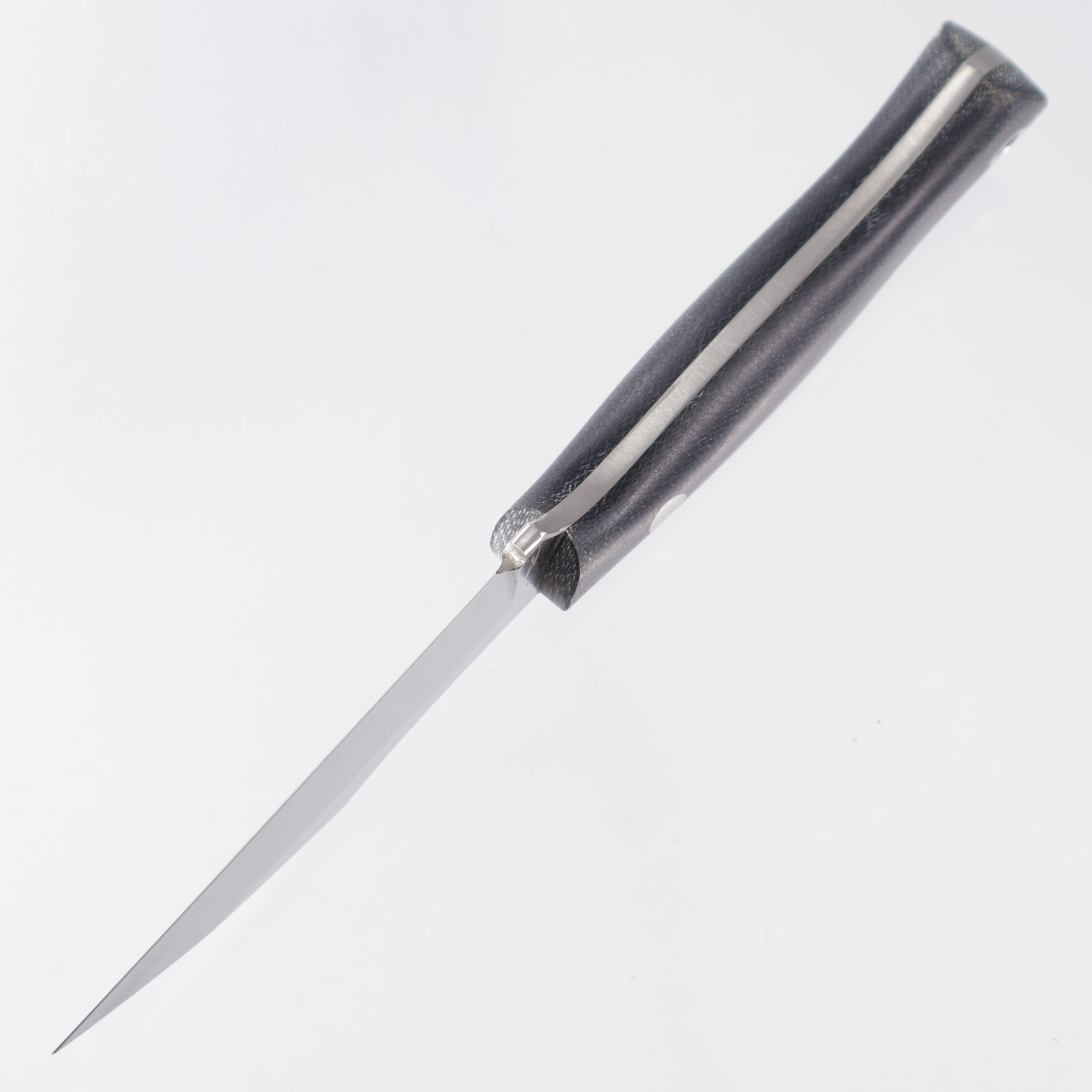 Artio EDC Ailurus - Black Micarta w/ Aluminum Pins - Satin AEB-L