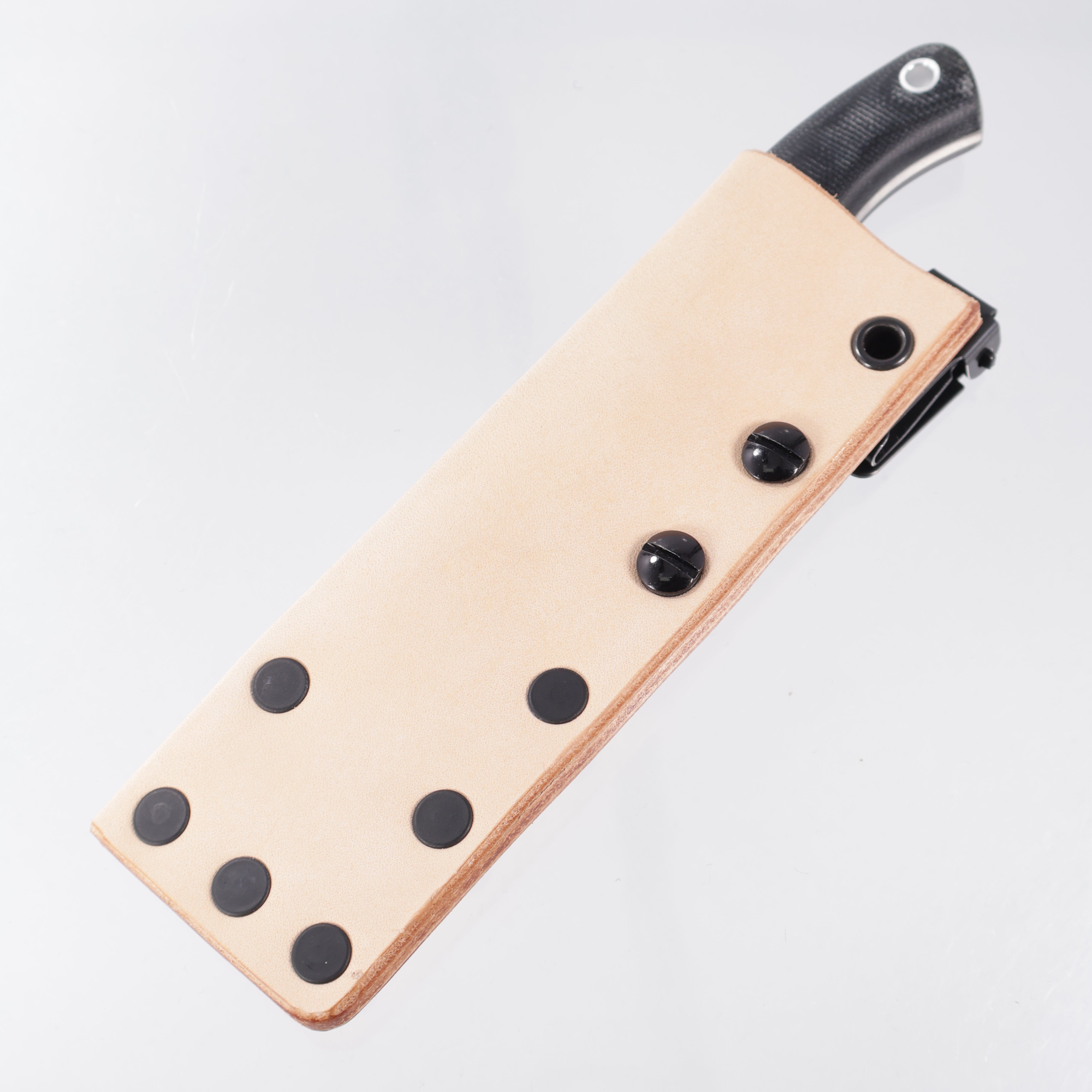 Artio EDC Ailurus - Black Micarta w/ Aluminum Pins - Satin AEB-L