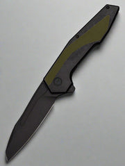 CIVIVI GTC Hypersonic Frame Lock Knife Black Steel/OD Green G-10 (3.7" Black SW)