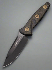 Microtech 113M-1DLCCFS Socom Alpha Mini S/E - Carbon Fiber - Black DLC Blade - Signature Series