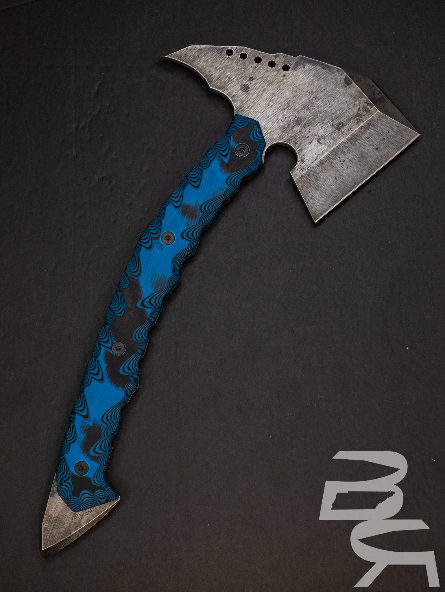 Aries CQCT Large Battle Hawk 1/4” Thick 80crv2 Snuggles BR OP Bazaar Exclusive