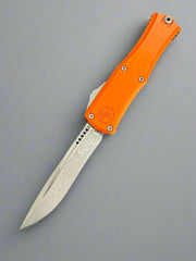 Microtech Knives Mini Hera Apocalyptic Recurve M390MK w/ Orange Handle 1705M-10 APOR