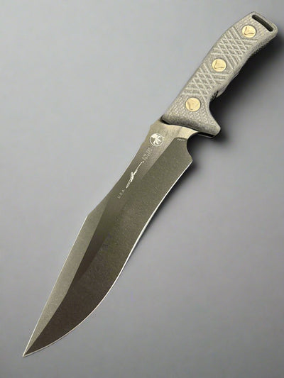 Microtech Arbiter DLC Stonewash Standard & Carbon Fiber 104-1 DLCCFS