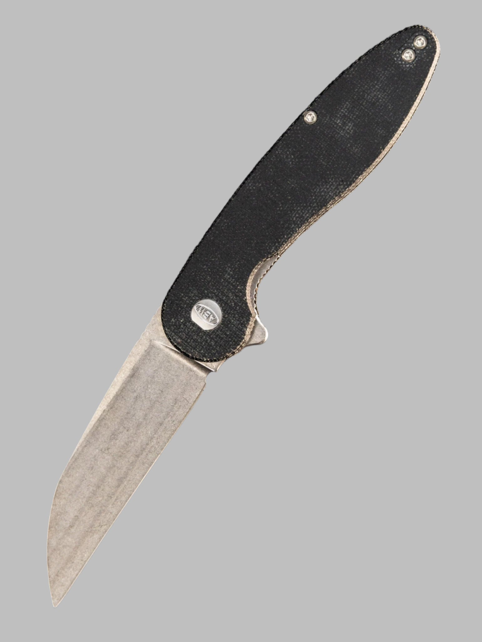 ABW MODEL 1 V6 WHARNCLIFFE BLADE Magnacut Black Micarta