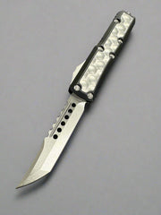 Microtech Daytona Hellhound Stonewash Standard w/ Bubble Inlays Signature Series 126H-10 BIS