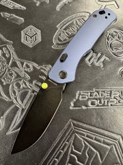 Vosteed Marten - Top Liner Lock (2.98" 154CM Blade & Aluminum Handle) - A1603 Black Stonewash Purple