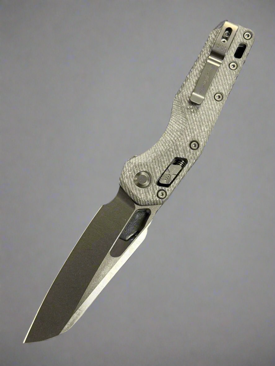 Microtech Knives MSI RAM LOK Carbon Fiber & M390MK DLC Standard 210-1 DLCTCFS