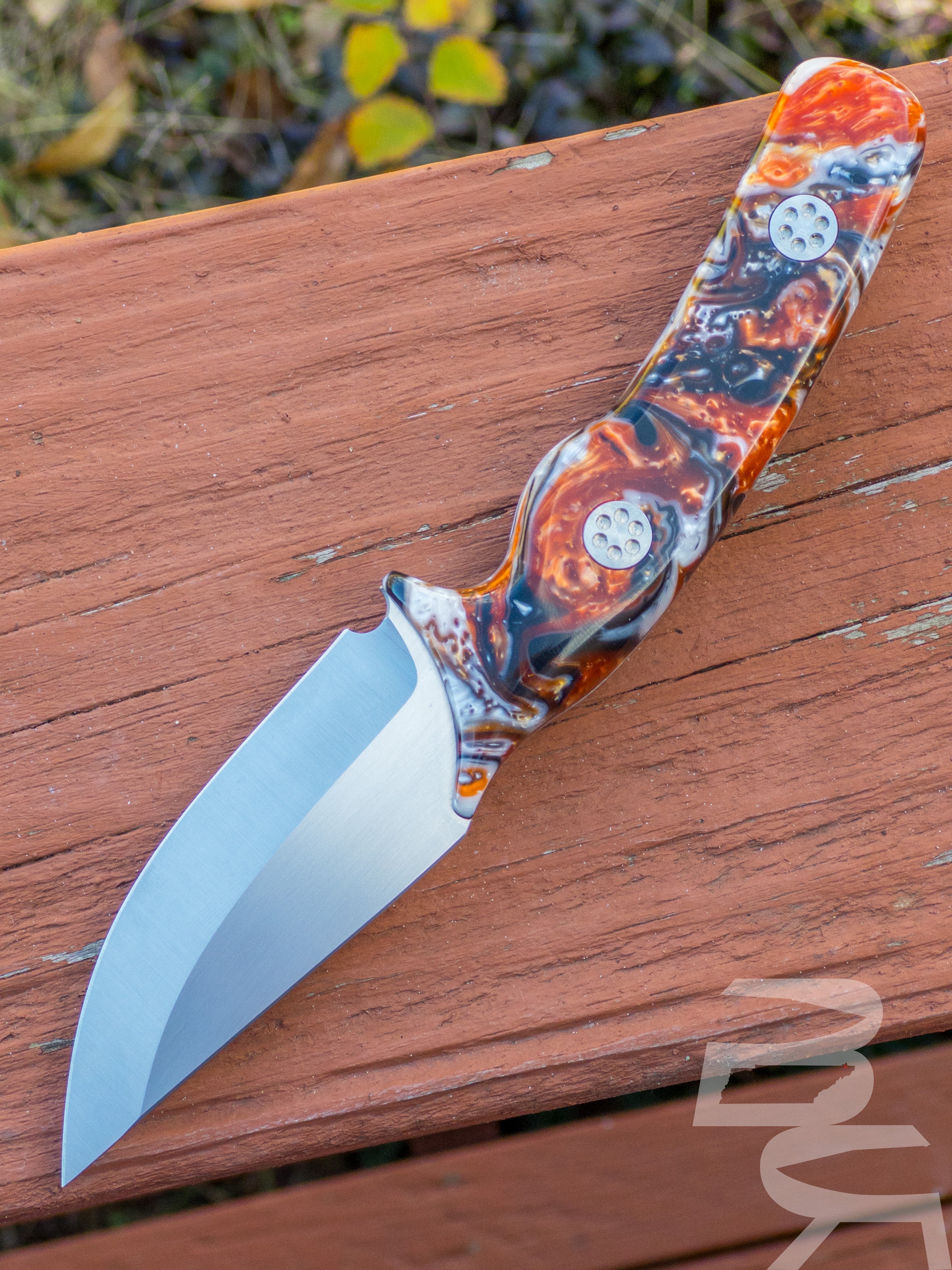 Beans Blades Fixed Javelin M390 “Harley Davidson” Resin