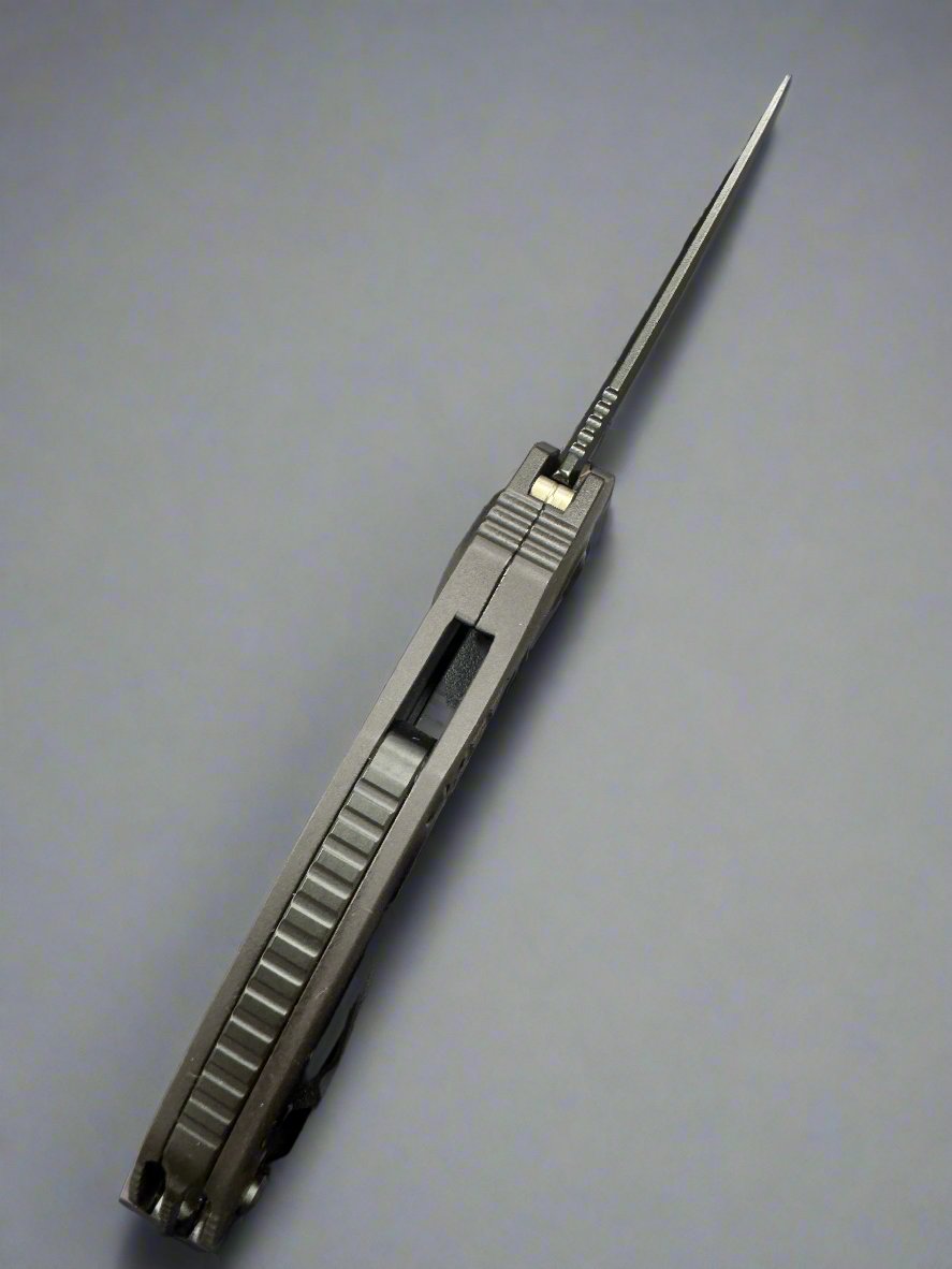 Pre Owned / Used Microtech 268A-3T Brachial S/E - Black Handle - Black Blade