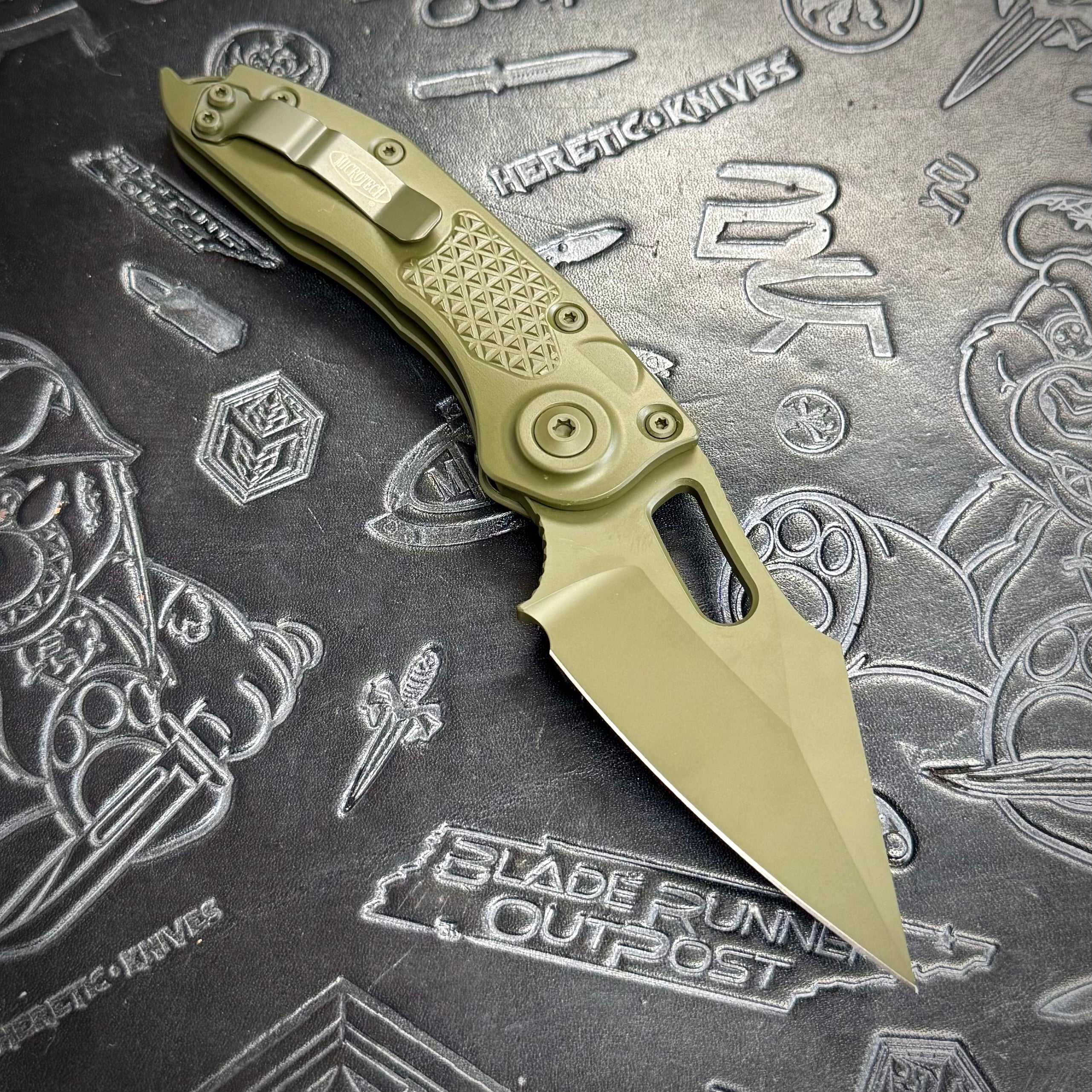 Microtech Stitch Auto - OD Green cerakote - 169-1 COD