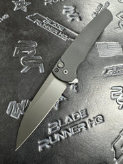 Pro-Tech Malibu 5336 Operator MagnaCut Button Lock Knife Black Aluminum (3.25" DLC)