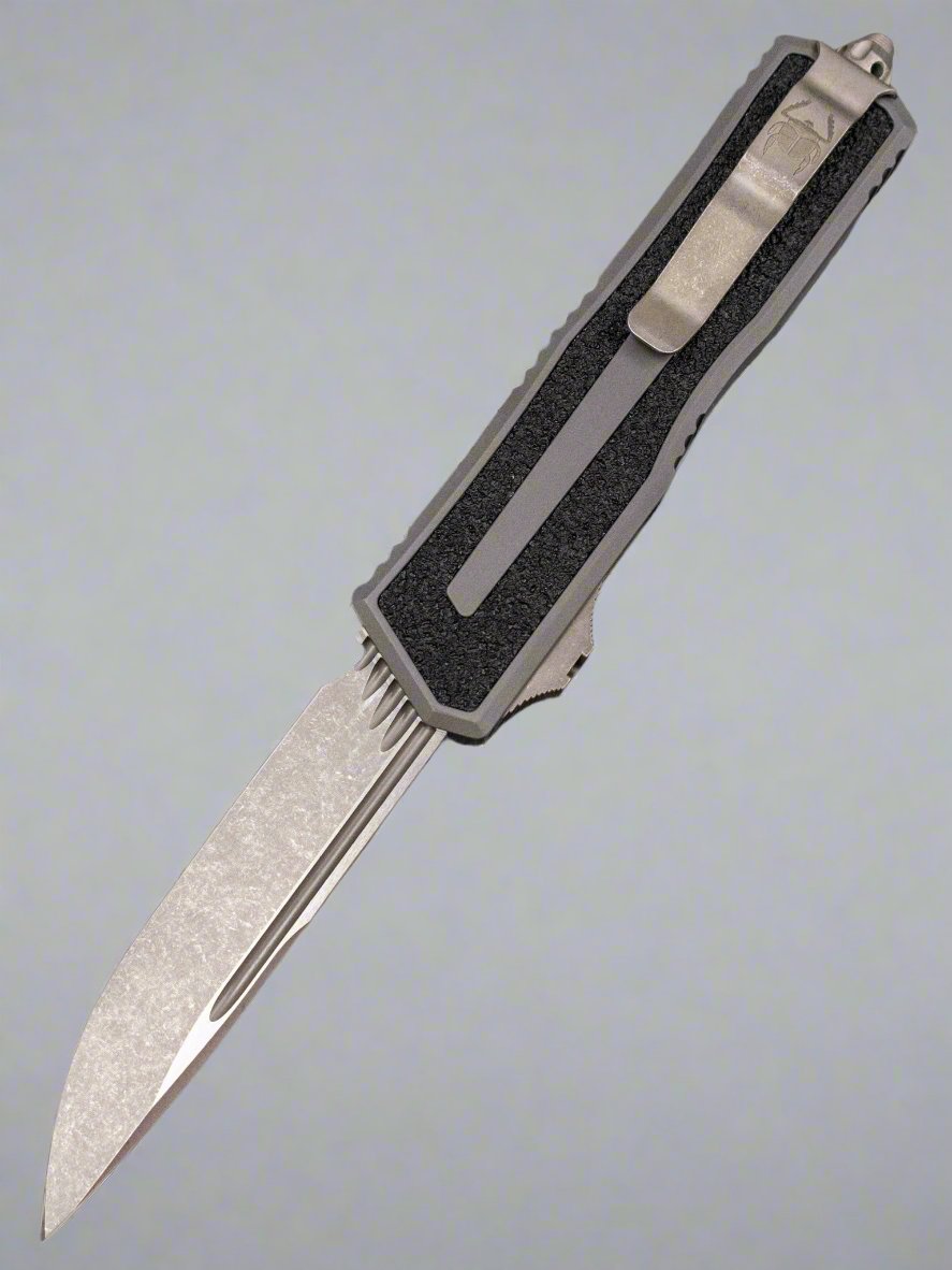 Microtech Scarab 2 Gen 3 - S/E Apocalyptic Standard Natural Clear - Scarab II Gen III - 1278-10 APNC