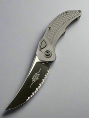 Pre Owned / Used Microtech 268A-3T Brachial S/E - Black Handle - Black Blade