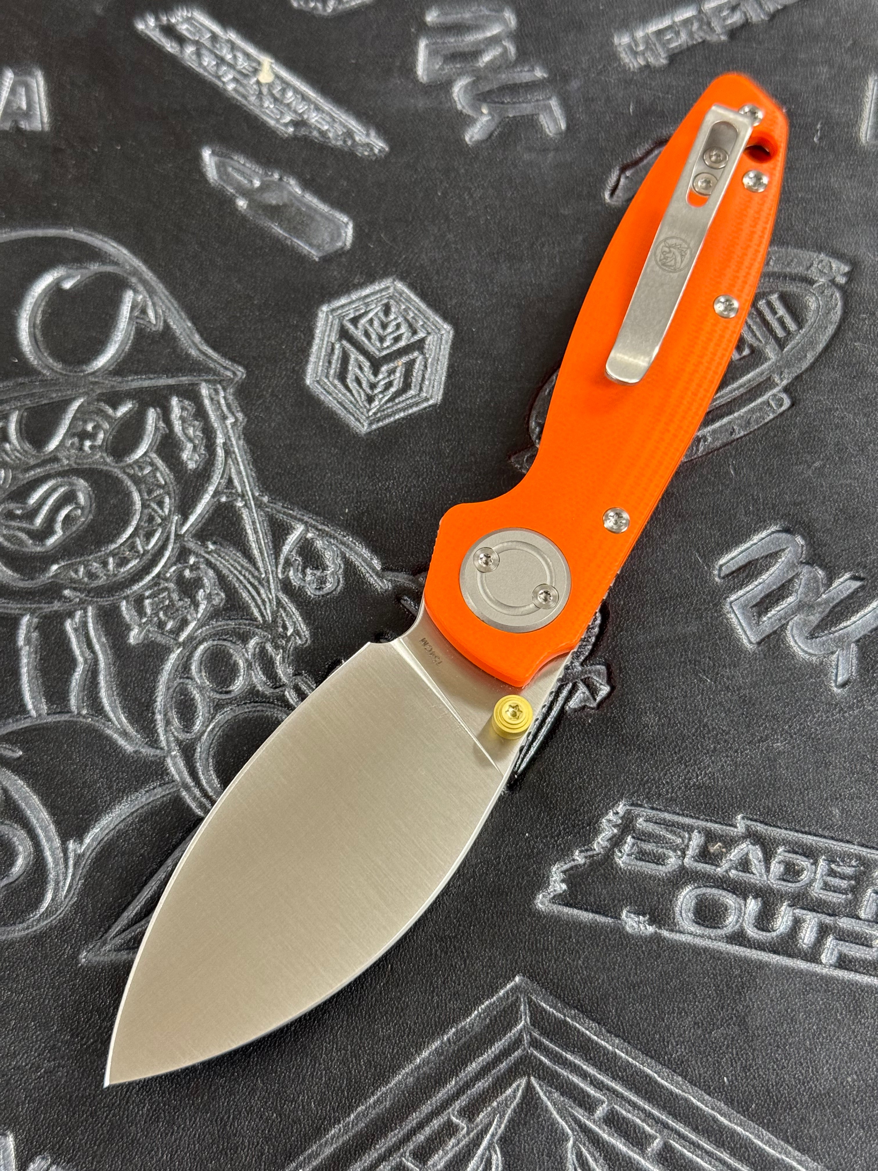 Vosteed Shilin Cutter™ - Vanchor Lock (2.90" 154CM Blade Satin & Norplex UltreX™  Orange G10 Handle) - A2801