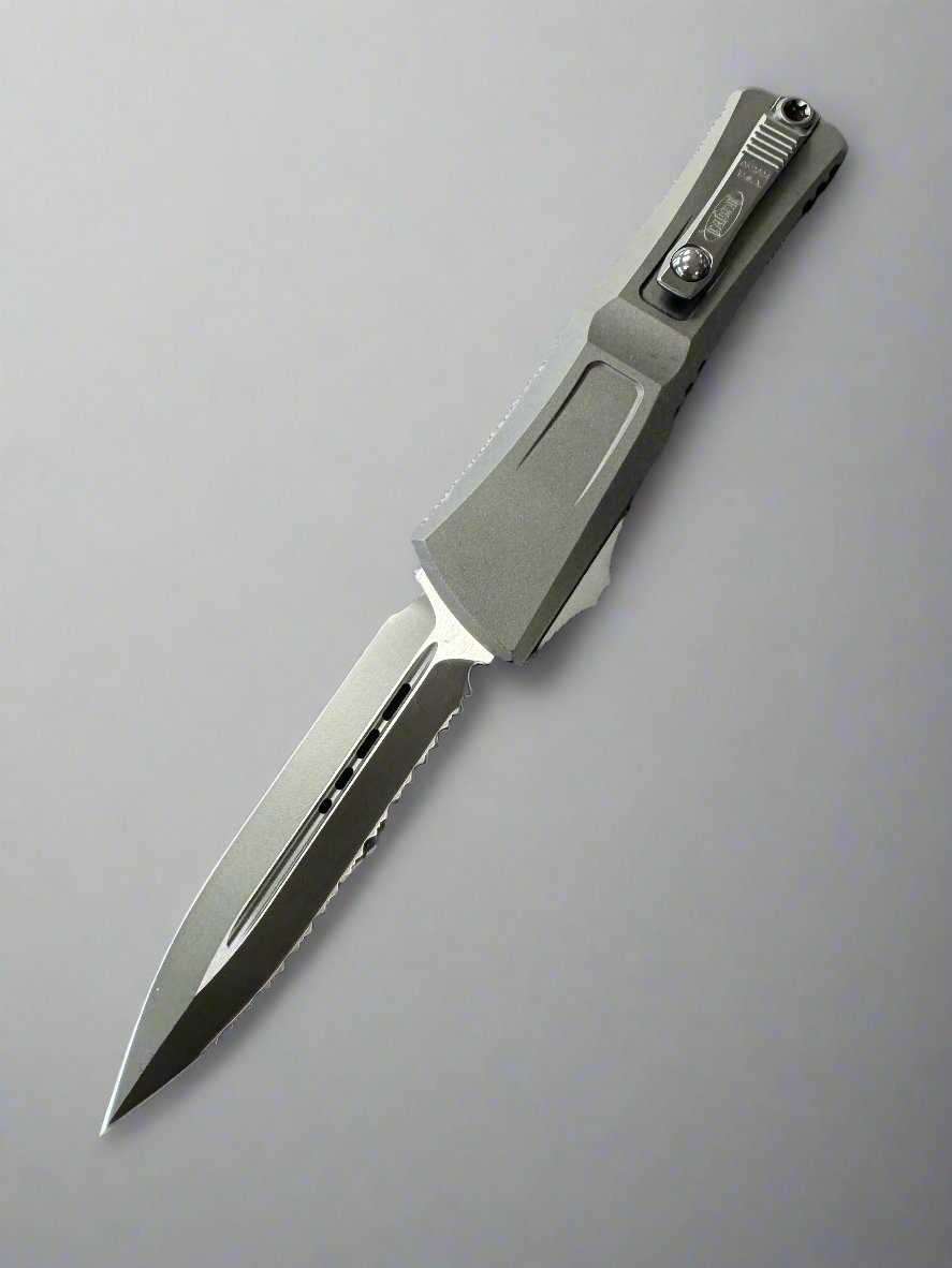 Microtech Knives Combat Troodon Gen III Tactical Double Edge Full Serrated 1142-3 T