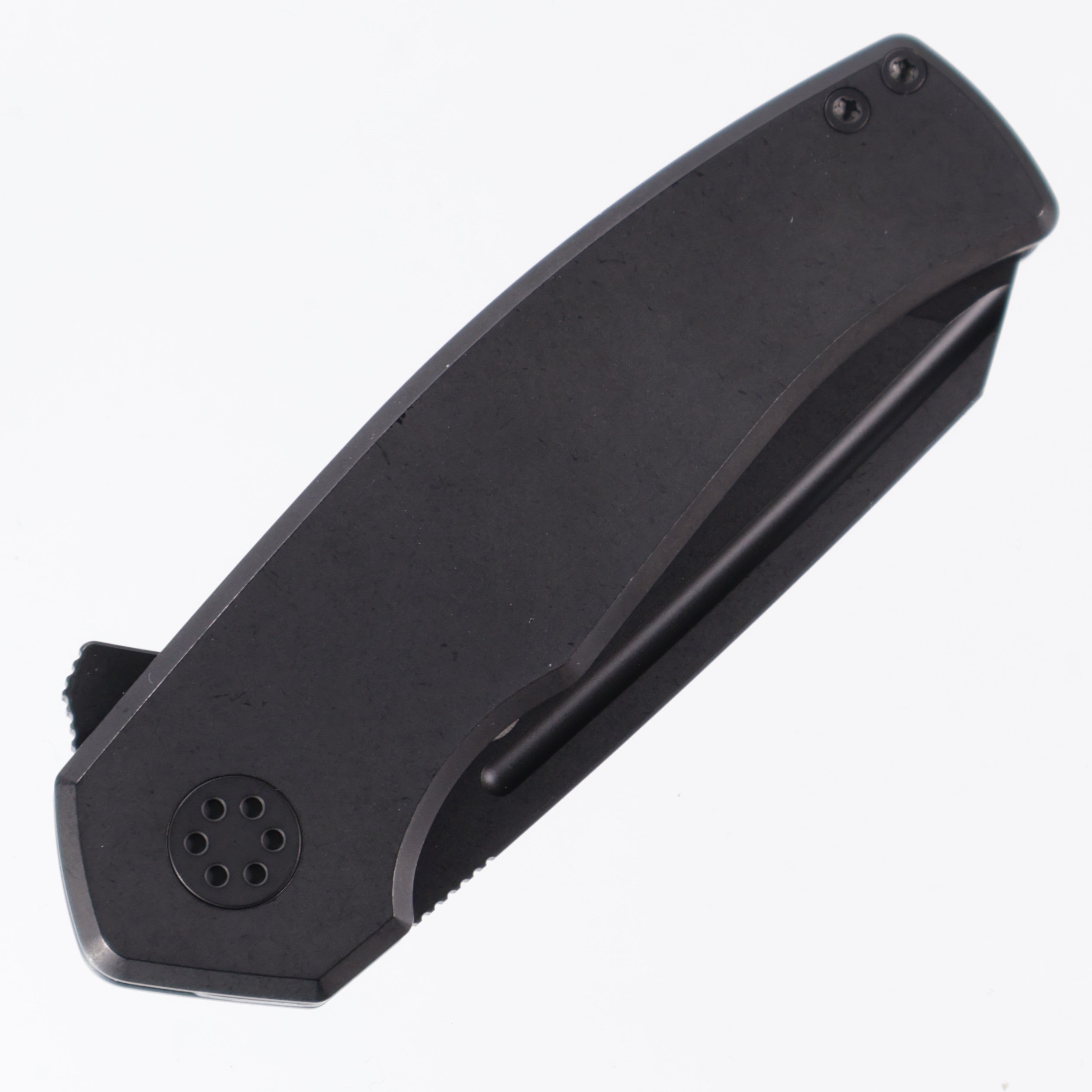 Beans Blades Mini Warrior Folder - PVD Full Titanium Scales, PVD M390, PVD Hardware