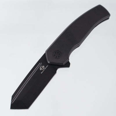 Beans Blades Mini Warrior Folder - Black PVD Titanium - Black PVD M390