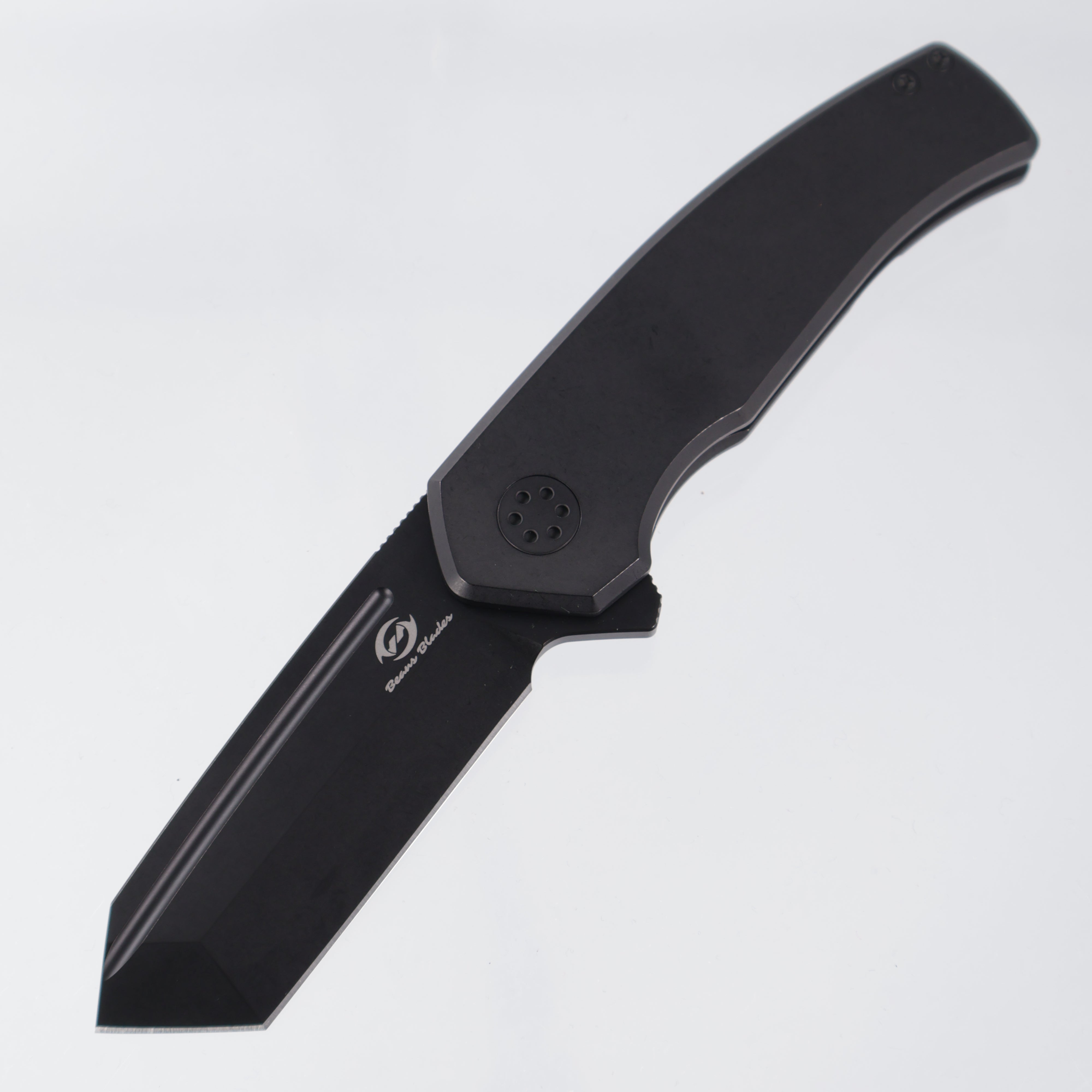Beans Blades Mini Warrior Folder - Black PVD Titanium - Black PVD M390