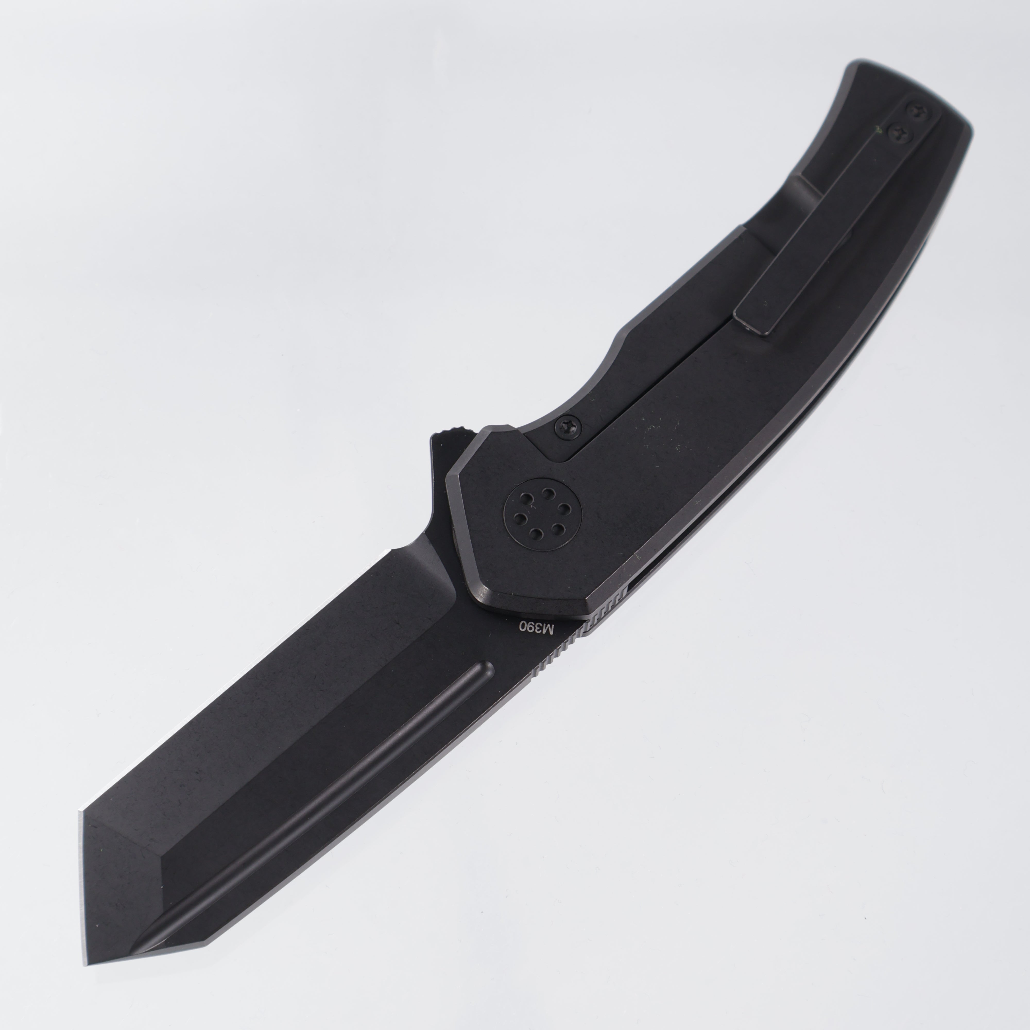 Beans Blades Mini Warrior Folder - Black PVD Titanium - Black PVD M390