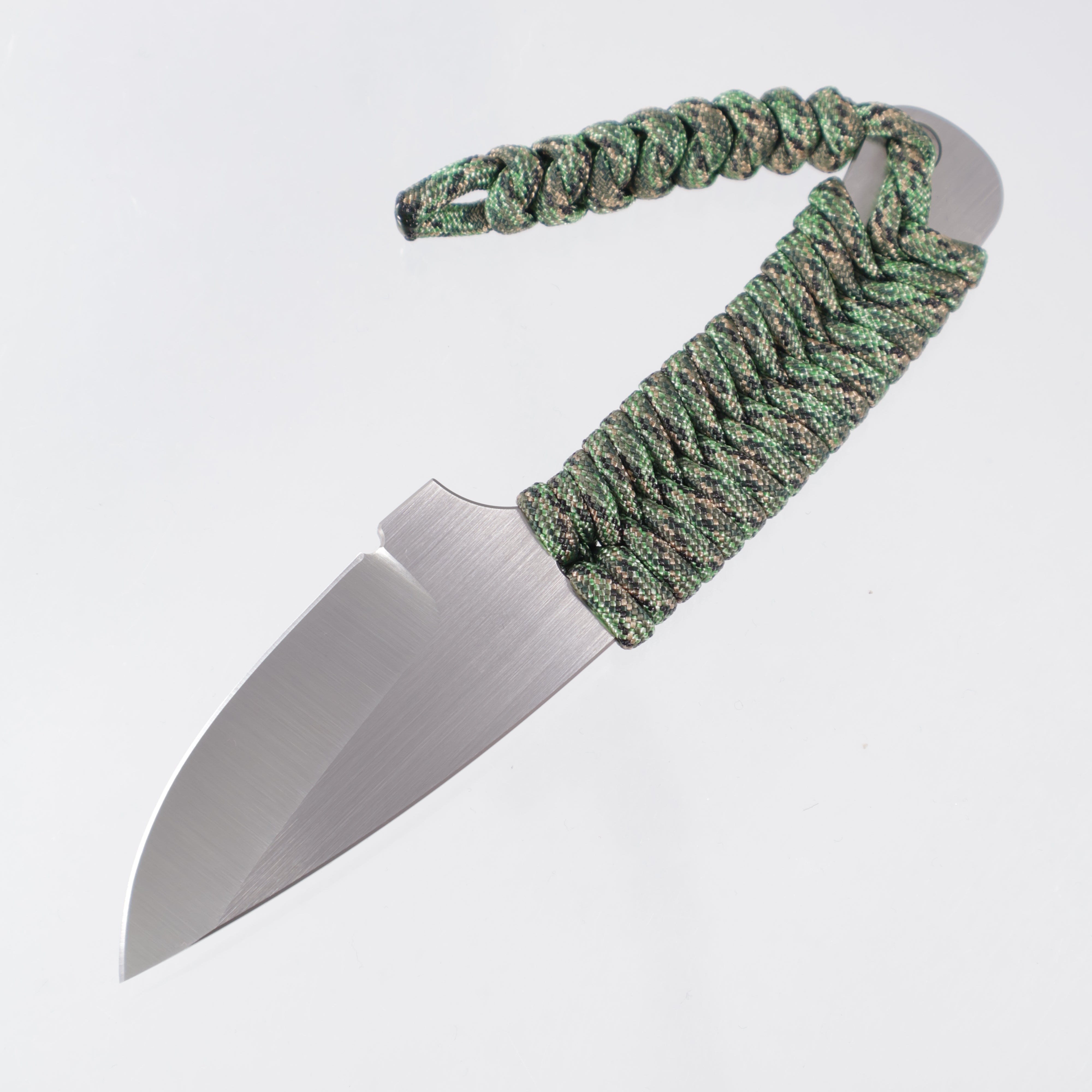 Beans Blades Mini Scout Minimalist - Camo Paracord - Satin M390