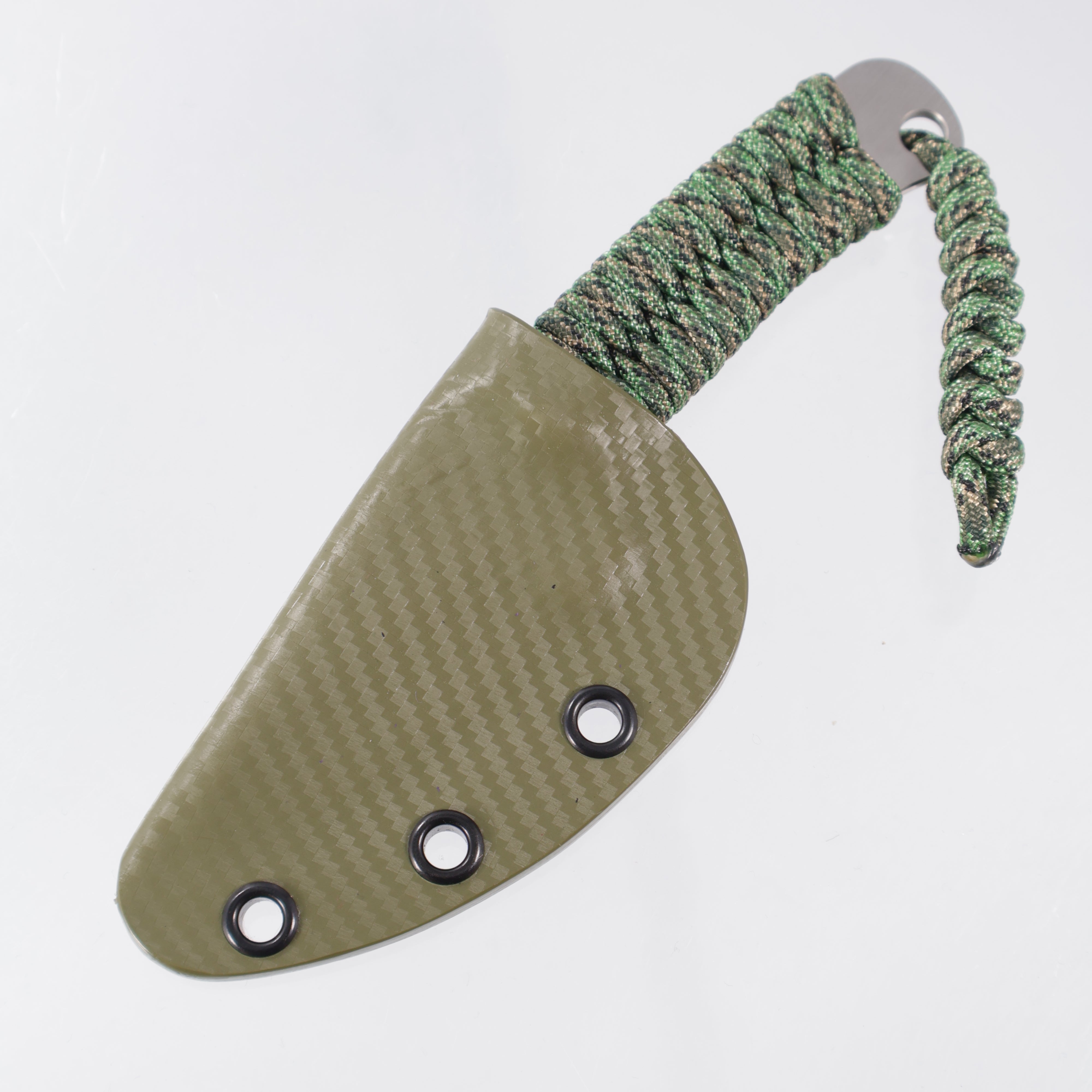 Beans Blades Mini Scout Minimalist - Camo Paracord - Satin M390