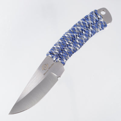 Beans Blades Scout Minimalist - Blue & White Paracord - Satin M390
