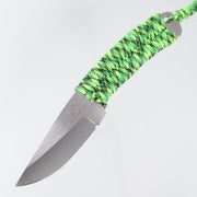 Beans Blades Scout Minimalist - Toxic Green Paracord - Satin M390