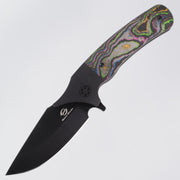 Beans Blades Javelin Folder - Black PVD Titanium - 80s Camo Carbon - PVD M390 - BR OP Exclusive