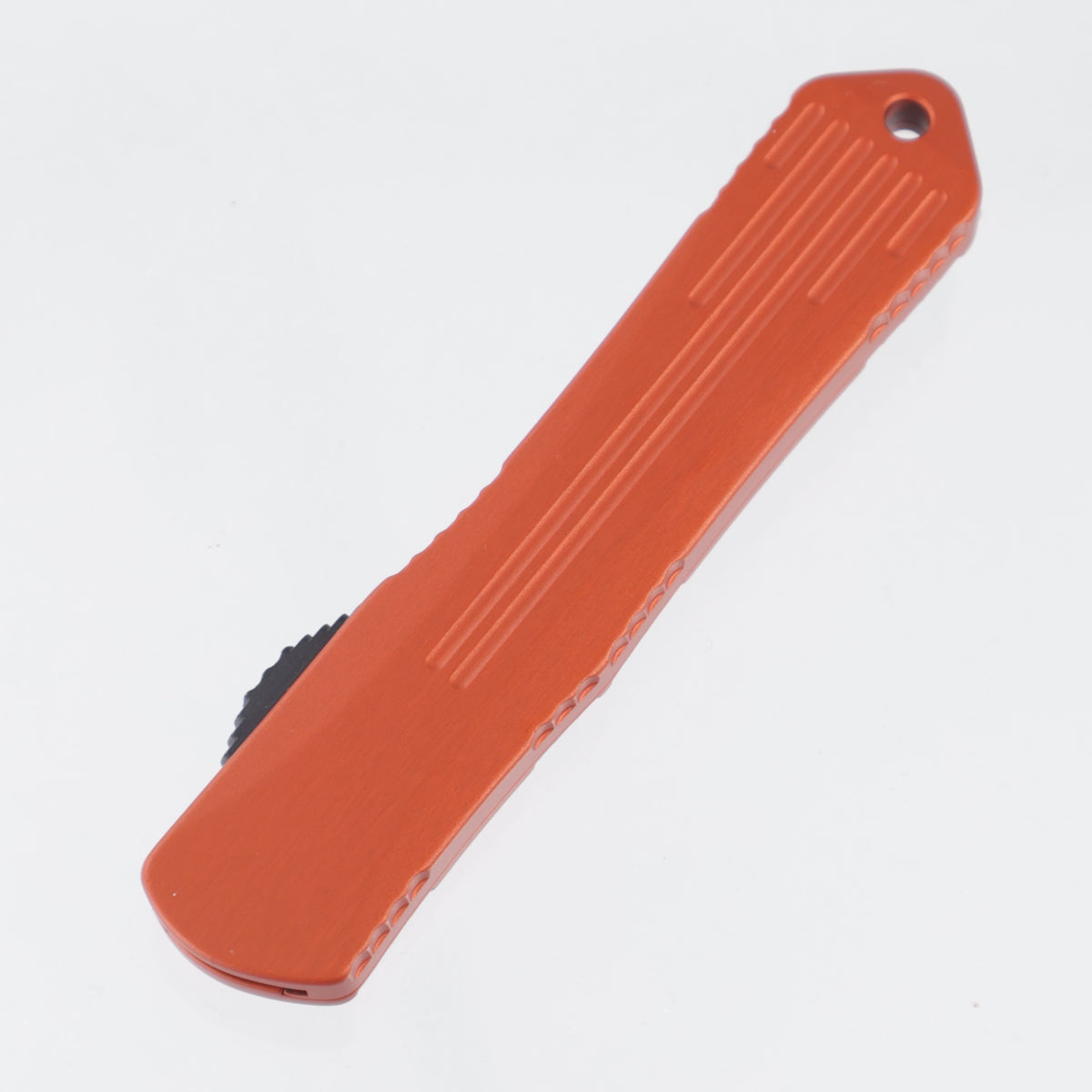 Heretic Manticore S Tanto - Orange Grooved Aluminum - 2-Tone Black Elmax - H023-10A-ORG *PRE-OWNED*