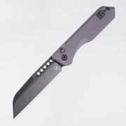 Heretic Jinn Auto Blade Show 2026 Special - Gray Aluminum - Battle Black Magnacut - H113-BLADESHOW2026