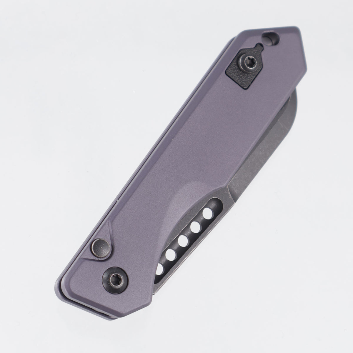 Heretic Jinn Auto Blade Show 2026 Special - Gray Aluminum - Battle Black Magnacut - H113-BLADESHOW2026
