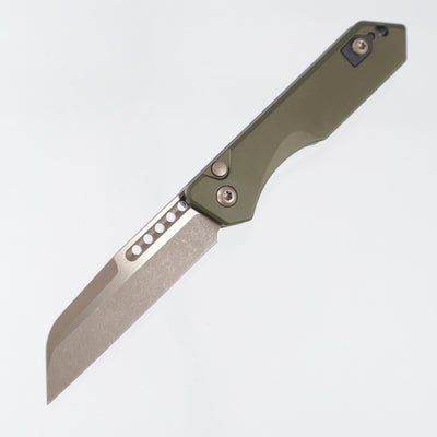 Heretic Jinn Auto - OD Green Aluminum - Bronze Magnacut - H113-7A-GRN *PRE-OWNED*