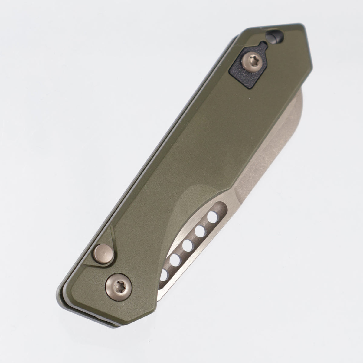 Heretic Jinn Auto - OD Green Aluminum - Bronze Magnacut - H113-7A-GRN *PRE-OWNED*