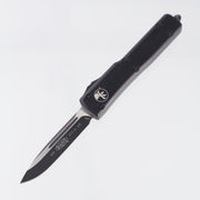 Microtech UTX-70 Single Edge - Black Aluminum - Black Standard M390 - 148-1T *PRE-OWNED*