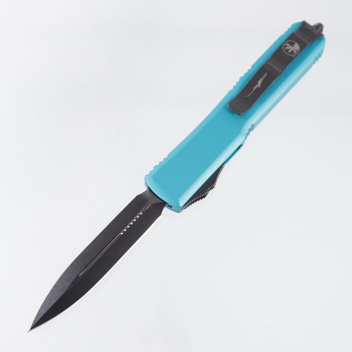 Mcrotech Ultratech Double Edge Signature Series - Turquoise Sterile Aluminum - DLC M390 - 122-1 DLCTTQS *PRE-OWNED*