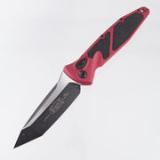 Microtech Socom Elite Auto Tanto - Red Aluminum - Black Standard 204P *PRE-OWNED* *WRONG BOX*