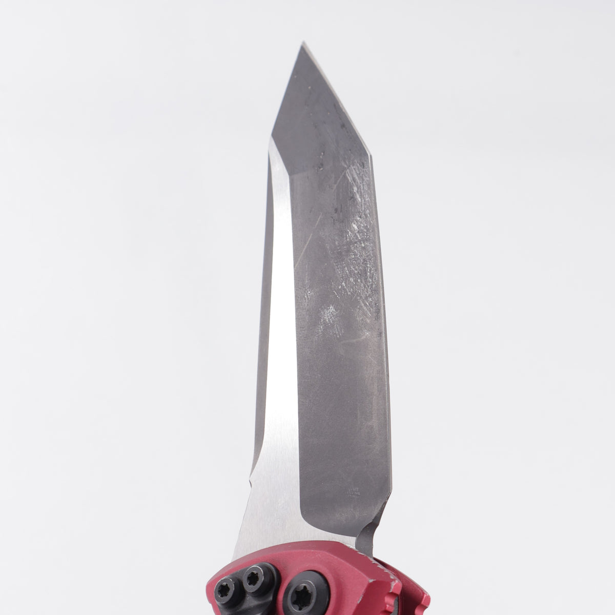 Microtech Socom Elite Auto Tanto - Red Aluminum - Black Standard 204P *PRE-OWNED* *WRONG BOX*