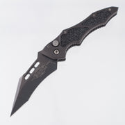 Microtech Vector Auto - Black Aluminum - Grey Coated 154CM *PRE-OWNED* *NO BOX*