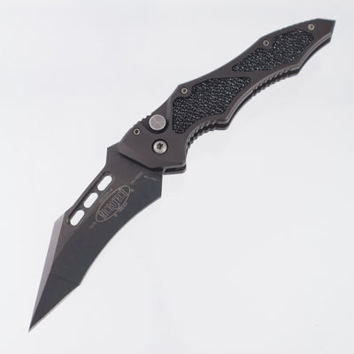 Microtech Vector Auto - Black Aluminum - Grey Coated 154CM *PRE-OWNED* *NO BOX*