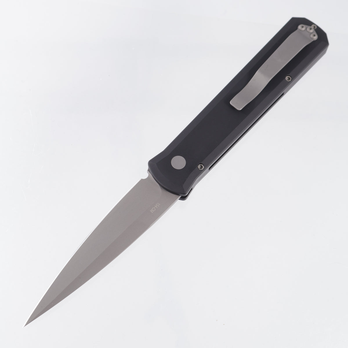 Pro-Tech Godfather - Black Aluminum - Beadblast 154CM - 920 *PRE-OWNED*