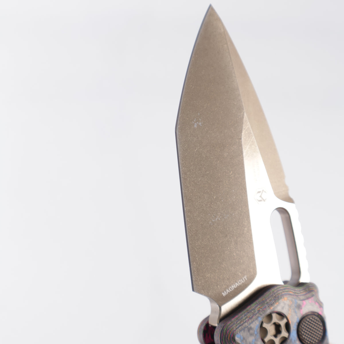 Heretic Medusa V3 Auto Tanto - 80s Camo Carbon - Bronze Magnacut - BROP Exclusive - H011-7A-80/CC *PRE-OWNED*