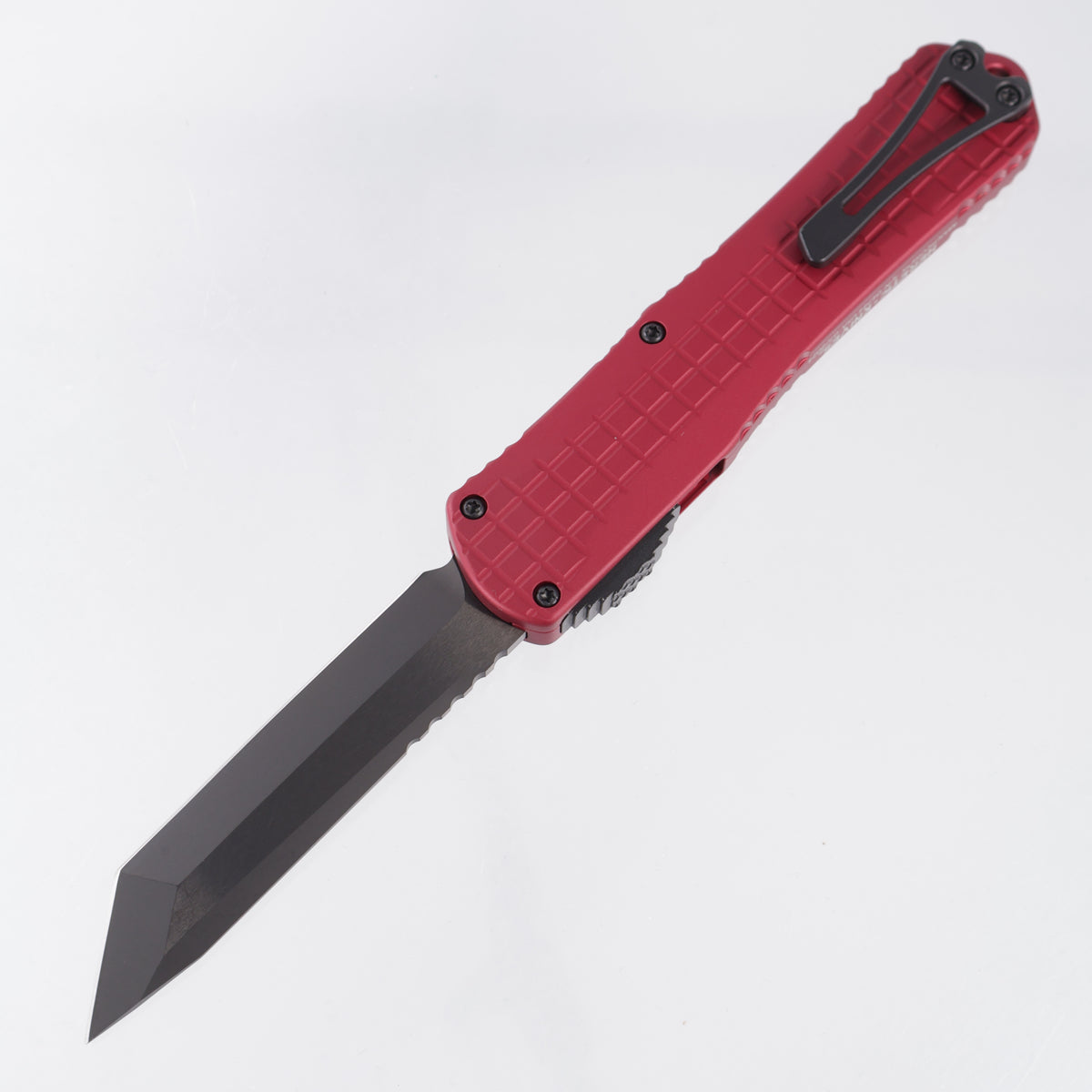 Heretic Manticore X Tanto - Red Frag Aluminum - DLC Magnacut - H031F-6A-RED *PRE-OWNED*