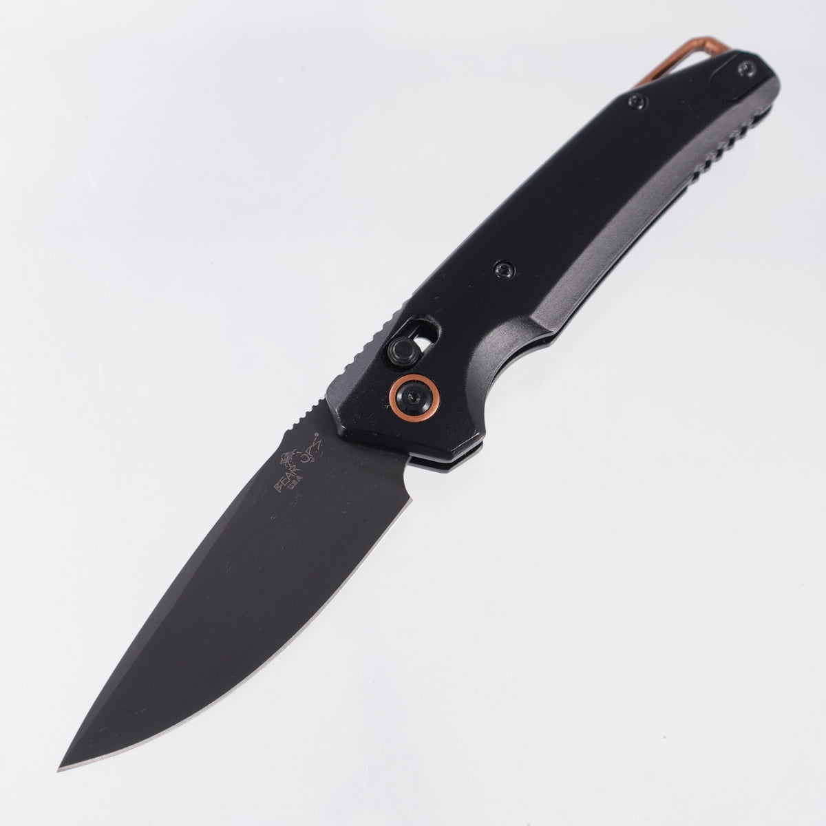 Bear Ops USA Katakt II Auto - Black Aluminum w/ Bronze Accents - DLC M390 - AC-2100-ALBLK-B *PRE-OWNED*