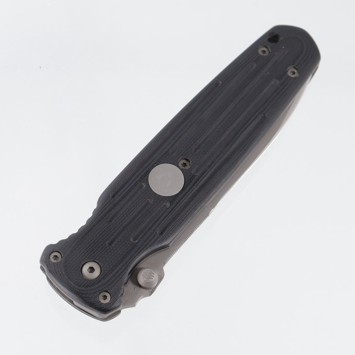 Butch Vallotton Fairgate Covert Dual Action - Black G10 - Beadblast Blade - 99 #43 *PRE-OWNED*
