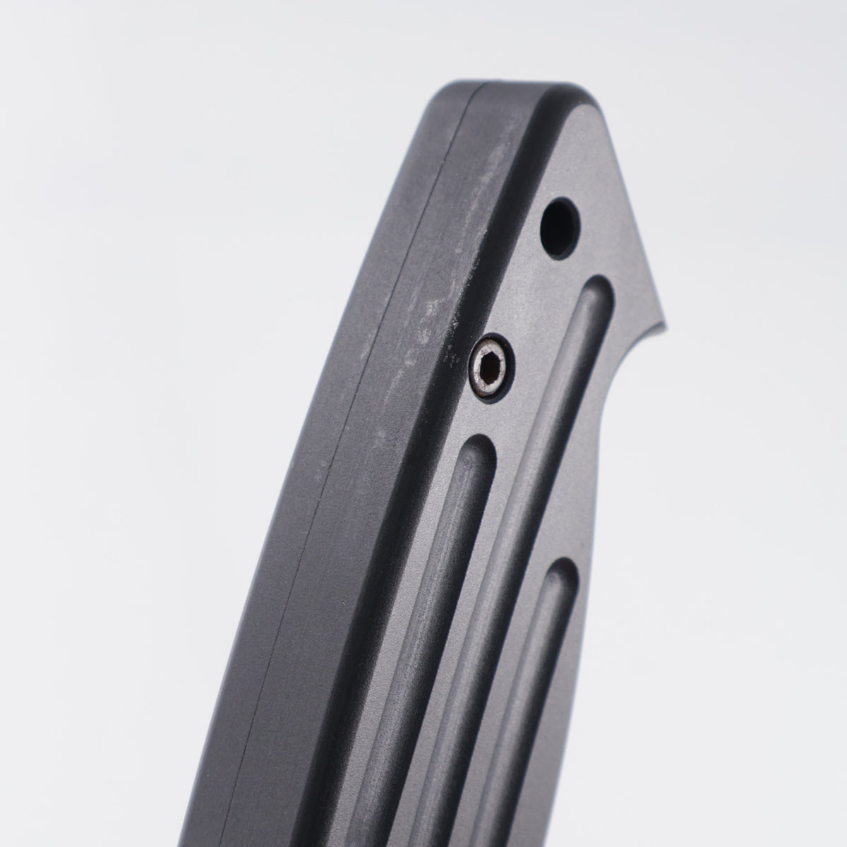 Bali-Song (Benchmade) Reflex 2000 Automatic Pre-Production Prototype (One of Seventeen) - Black Aluminum - Stonewash Blade *PRE-OWNED*