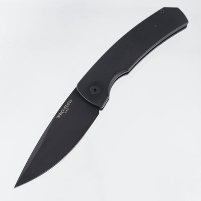 Pro-Tech Magic 2 - Black Aluminum - DLC 154CM - M2603 *PRE-OWNED*